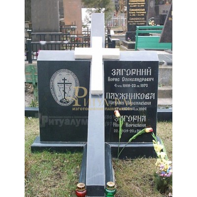 Креативный памятник 20 Крест — ritualum.ru